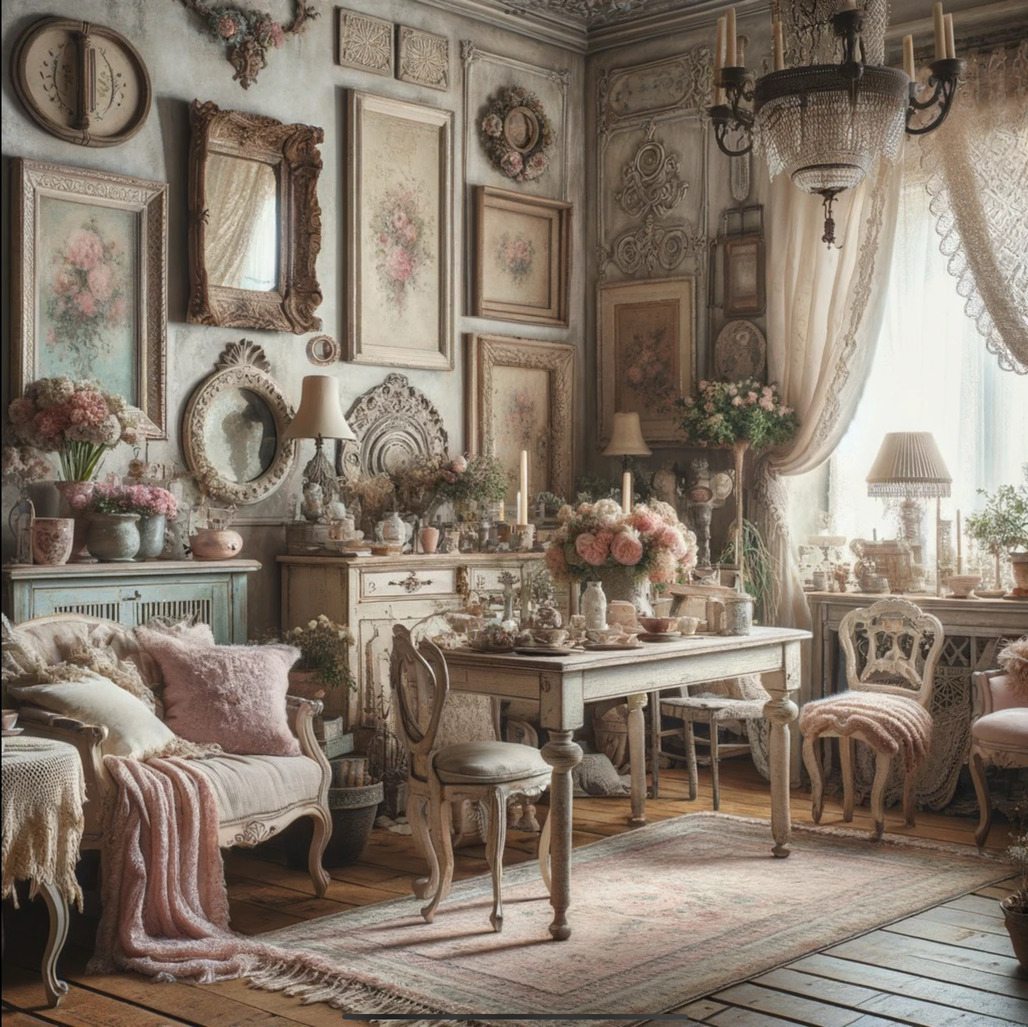 Shabby Chic style (3D Perspective)